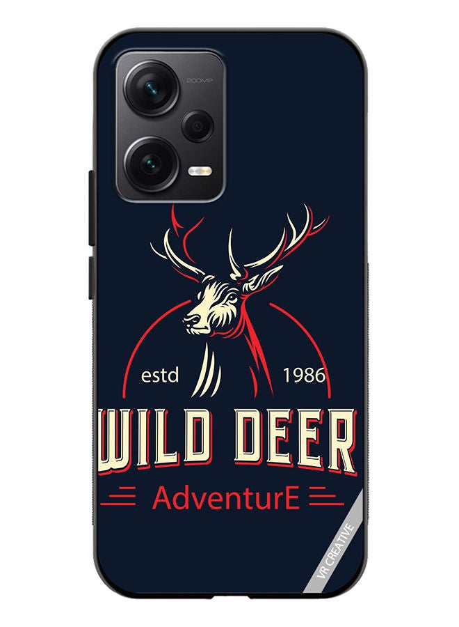 VR CREATIVE Protective Case Cover For Xiaomi Redmi Note 12 Discovery Wild Deer Design Multicolour - Image 1