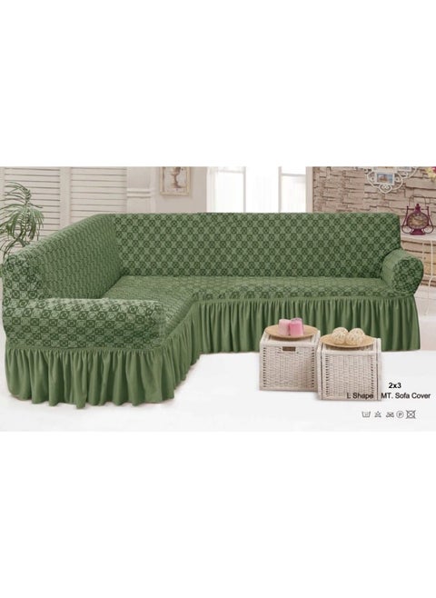 Sofa Covers L Shape Jacquard 5 Meter Slip Resistant and Highly Stretchy