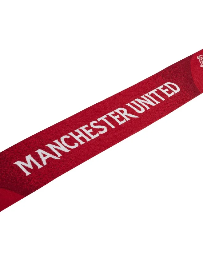 اديداس Mufc Scarf Red Football Apparel Accessories Ns