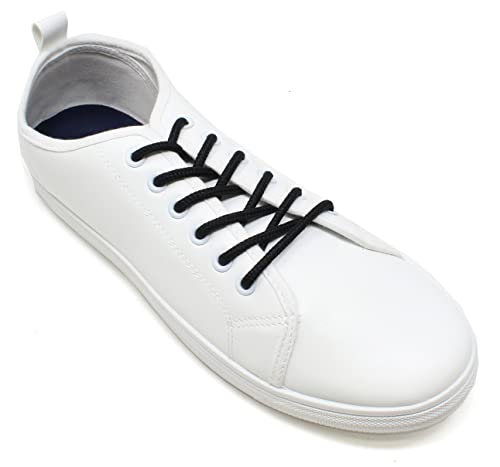 BCB Wear Round Shoelaces 3/16" Thick Solid Colors for All Shoe Types Several Lengths (Black-54) - Image 4
