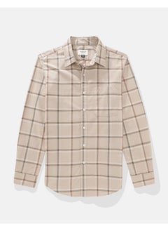 American Eagle AE Everyday Flannel Plaid Button-Up Shirt  - Image 3