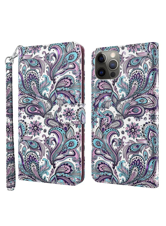 The Bros Case For iPhone 14 Pro Max 3D Painting Pattern Flip Leather Phone Case