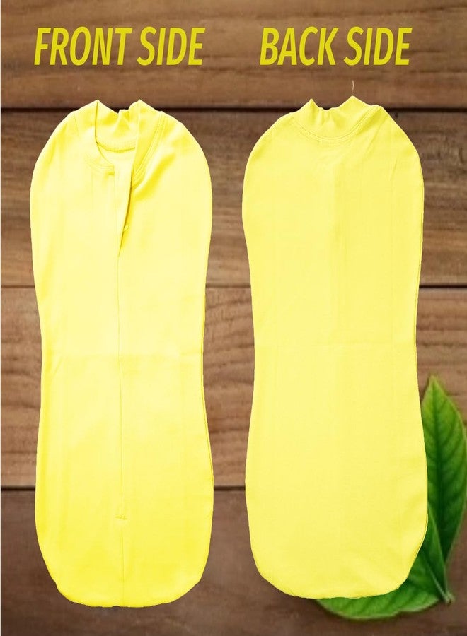 MammaChamp POD/Swaddle/Sleeping Bag/Blankets/Wrap/Sack for Newborn Baby 0-3 Months (Pack-of 2) (Gray + Yellow) - Image 5