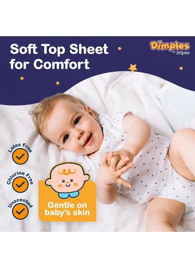 Inspire - Ultra Dimples Diaper Booster Pads, One Size Fits All, 42 Count, Unisex-Babies - Image 1