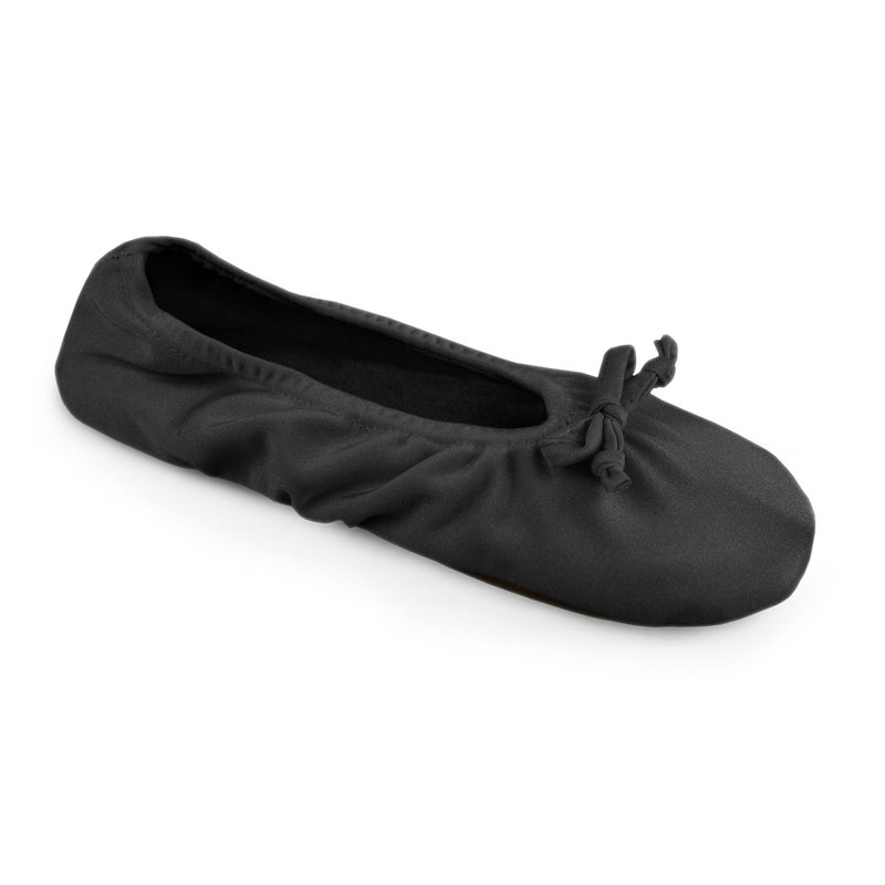 MUK LUKS® Women's Stretch Satin Ballerina Slipper S - Image 5