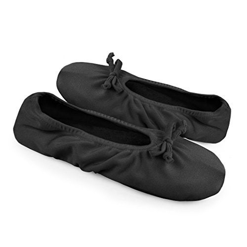 MUK LUKS® Women's Stretch Satin Ballerina Slipper S - Image 3