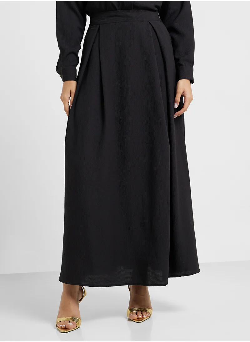 Khizana Button Down Shirt & Skirt Set