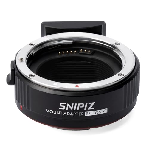 SNIPIZ Lens Mount Adapter EF-EOS R Auto-Focus Lens Converter Compatible with Canon EF/EF-S Lens for Canon R Mount Camera EOS R, RP, R3, R5, R6, R6II, R7, R8, R10, R50, R100 - Image 2