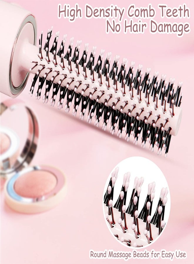 CANIPHA Round Travel Brush for Blow Drying, Styling, Curling, and Straightening - For Thick, Thin, and Curly Hair (Wet & Dry Use), Pink - Image 4
