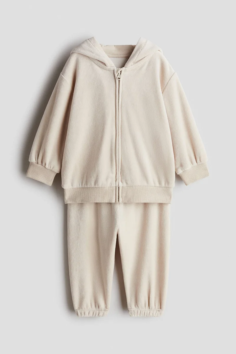 H&M 2-piece velour set