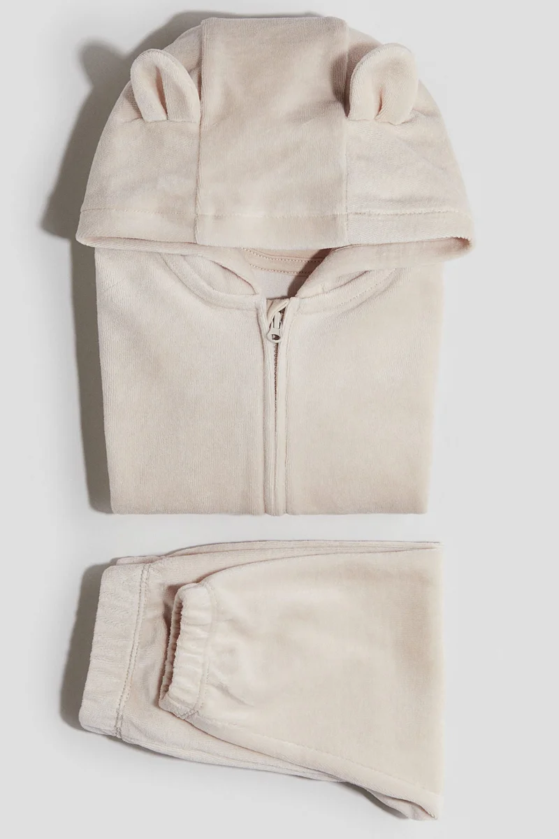 H&M 2-piece velour set