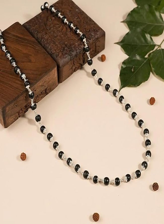 Ringry Karungali Mala for Men and Women | Natural Ebony Wood Spiritual Mala for Meditation, Japa, and Healing | Black Karungali Wood Jap Mala Necklace for Yoga, Puja, Prayer Beads, Rudraksha Alternative | Certificate of Authenticity - Image 2