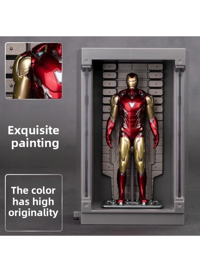 China Moving Toy 4 Iron Man Gnaku Luminous Suit Hand-held Manwei Genuine Gift MK43 Wholesale-Color:【garnaku】 4inch -mk4 - Image 3
