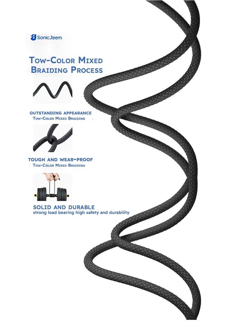 SONIC JEEM Sonic Game 100W PD TYPE-C LIGHTNING Charging Cable, Digital Display, 1m Length, Black - Image 3