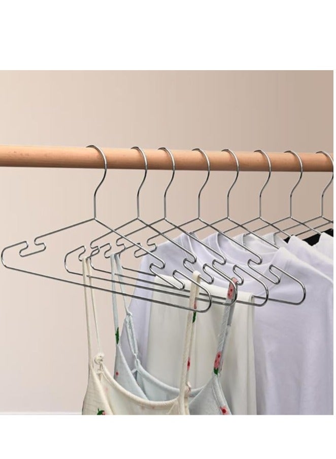 10 Pieces Stainless Steel Space Saving Hangers-537 - Image 2