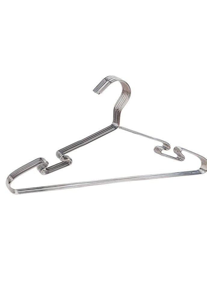 10 Pieces Stainless Steel Space Saving Hangers-537 - Image 1