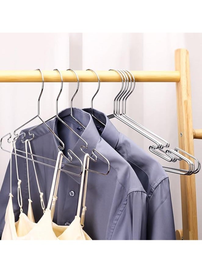 10 Pieces Stainless Steel Space Saving Hangers-537 - Image 3