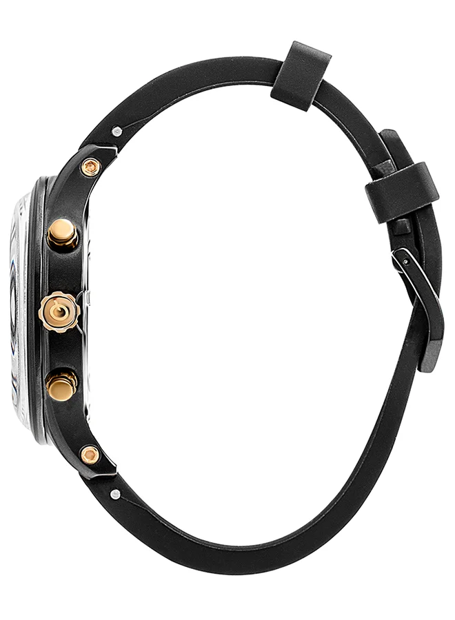 Quantum Men's Silicone Chronograph Watch PWG773.651 - 48 mm