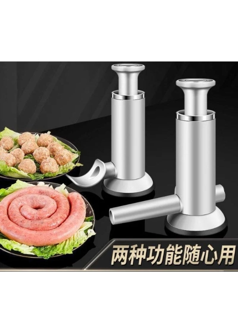 Sausage filler, sausage maker, sausage filler with 1 Rice-meat dumplings maker, patty filler