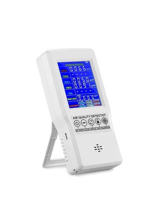 Air Quality Monitor Accurate Tester for CO2 Formaldehyde(HCHO) TVOC PM2.5/PM10 Multifunctional Air Gas Detector Real Time Data&Mean Value Recording for Home Office and Various Occasion(White) - pzsku/Z3C21776C802F48F1BA2BZ/45/_/1710752529/ec0bf322-26fa-48eb-879f-e92dbdcce5a9