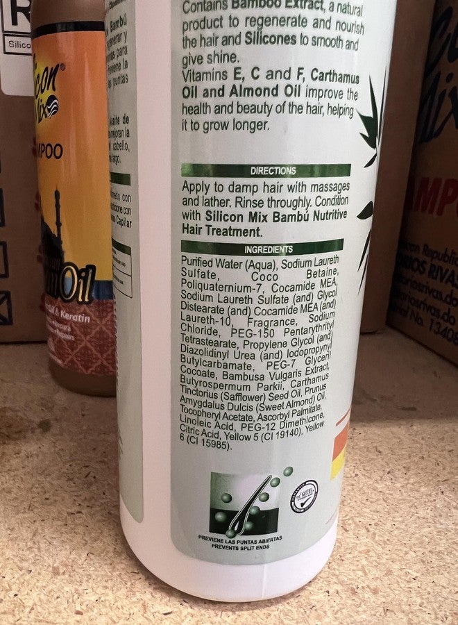 Silicon Mix Bambu Shampoo & Treatment 16oz & Leave-in 8oz & Polisher 4oz “Set” - Image 2