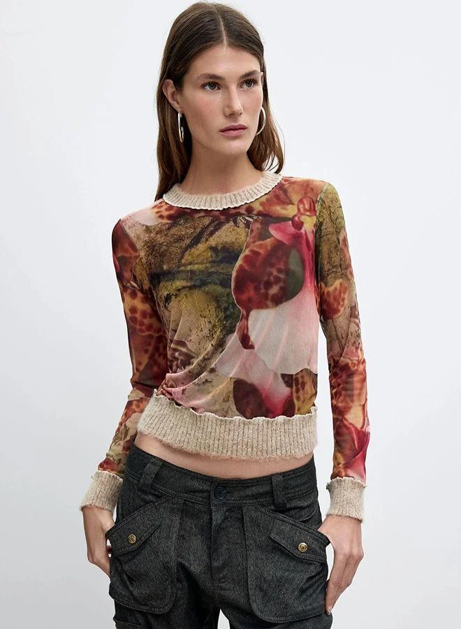 Desigual Printed T-shirt M. C. Lacroix