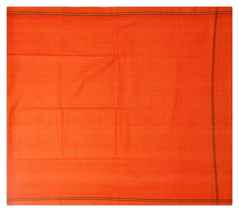 Eurohaus Eurohaus 100 Cotton Towel Gamcha Special Orange Set of 2 - Image 3