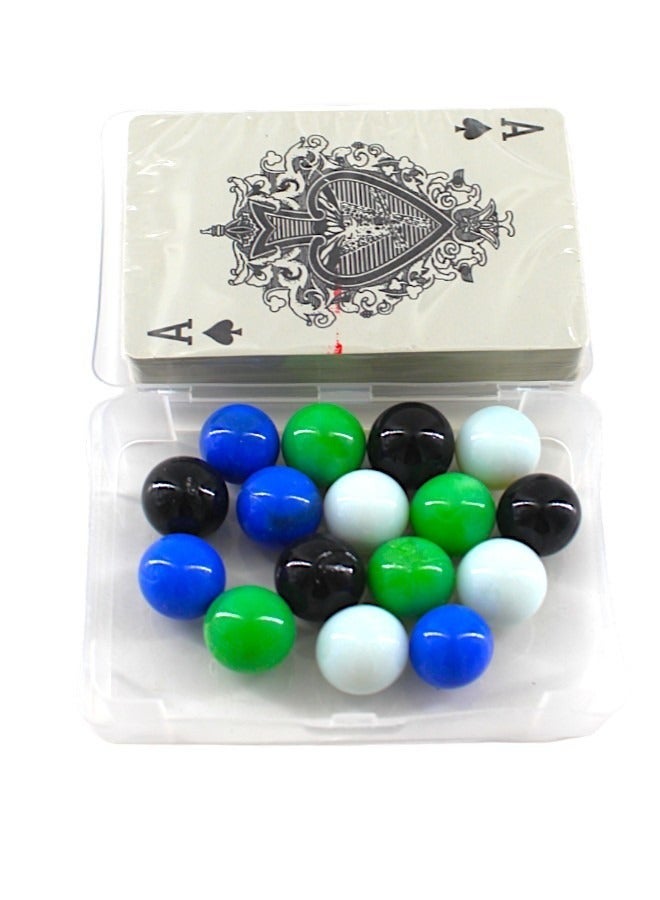 Jackaroo Durable and sturdy 4 person Jackaroo playing card game consisting of 16 marbled jackaroo balls - Image 2