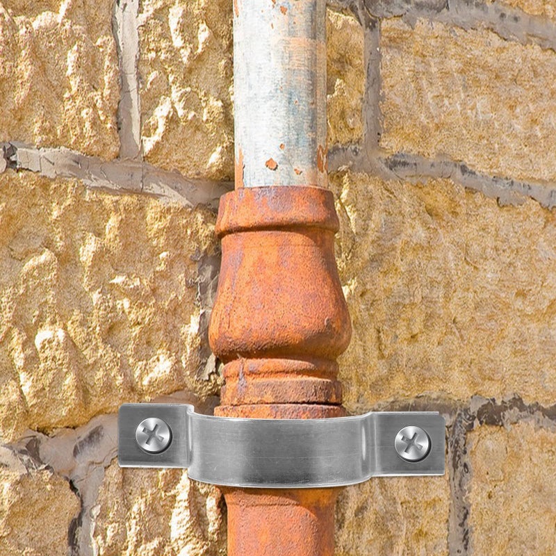 Galvanized Heavy Duty U Shaped Pipe Clamp Straps 43mm Inner Diameter For Wall Mounting - Image 5