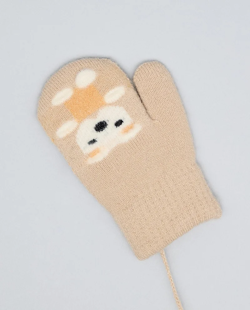 أر أند بي Printed Winter Gloves