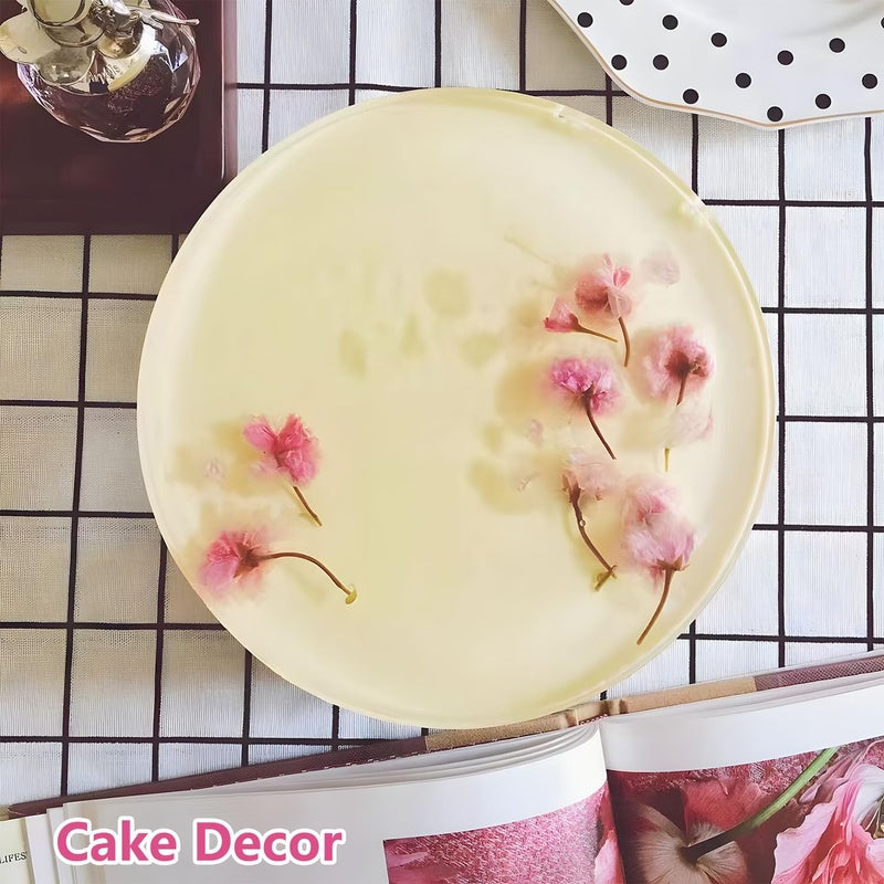 AHTONG 48 Pcs Mix Natural Dried Pressed Cherry Blossoms for Edible Cake Decorating, Cocktail Garnish, Resin Jewelry Making, DIY Art Crafts (Pink Sakura) - Image 5