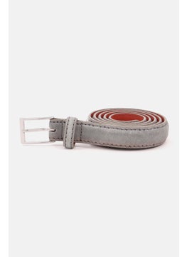Tchibo Women Leather Belt, Grey  - Image 1