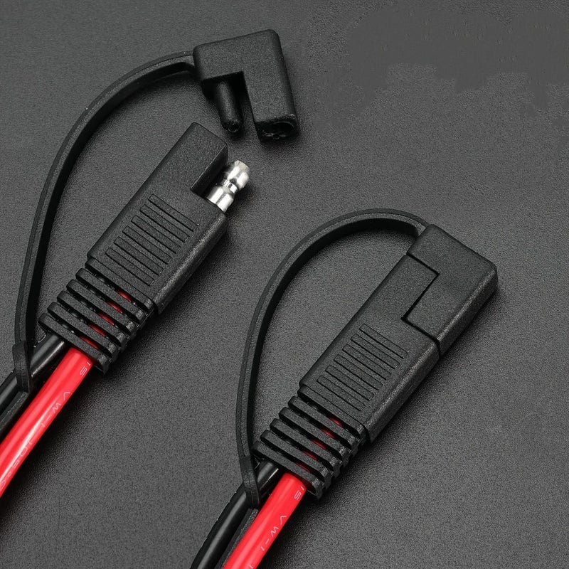كابل تمديد SAE 10AWG بطول 0.3 متر و98 قدمًا مع موصلين (مقابس) للاستخدام في المركبات الترفيهية والسيارات - Image 2