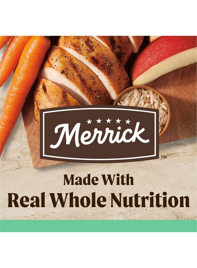Merrick Healthy Grains Premium Dry Dog Food, Wholesome and Natural Dry Chicken Kibble, Senior Recipe - 4.0 lb. Bag - Image 3