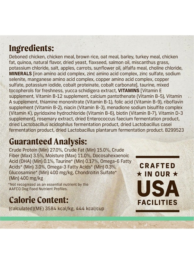 Merrick Healthy Grains Premium Dry Dog Food, Wholesome and Natural Dry Chicken Kibble, Senior Recipe - 4.0 lb. Bag - Image 5