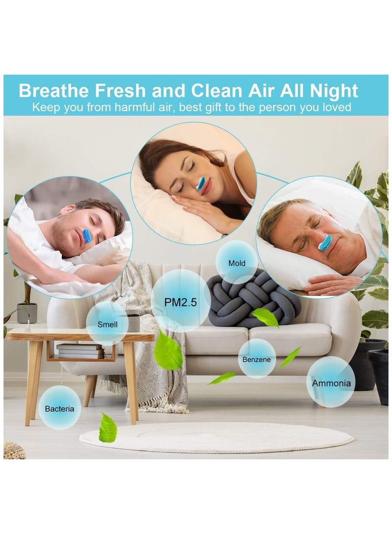 BLOOMING TIME 2-in-1 Snoring Solution Nasal Air Purifier and Dilator for Comfortable Sleep and Improved Breathing - Ideal for Men and Women - Image 5