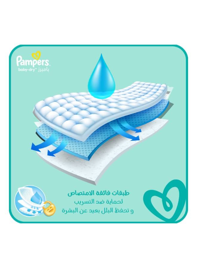 Pampers 2-Pack Baby Dry Diapers Size 3, Midi, 6-10 Kg (58 Diapers) - Image 2