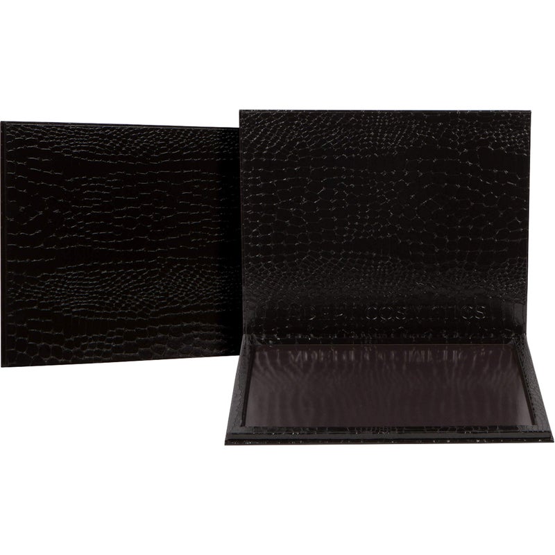 Adept Cosmetics Extra Large XL 63 Pan Empty Faux Leather Magnetic Pro Makeup Palette for Eyeshadow Singles holds up to 63 standard single round eyeshadows