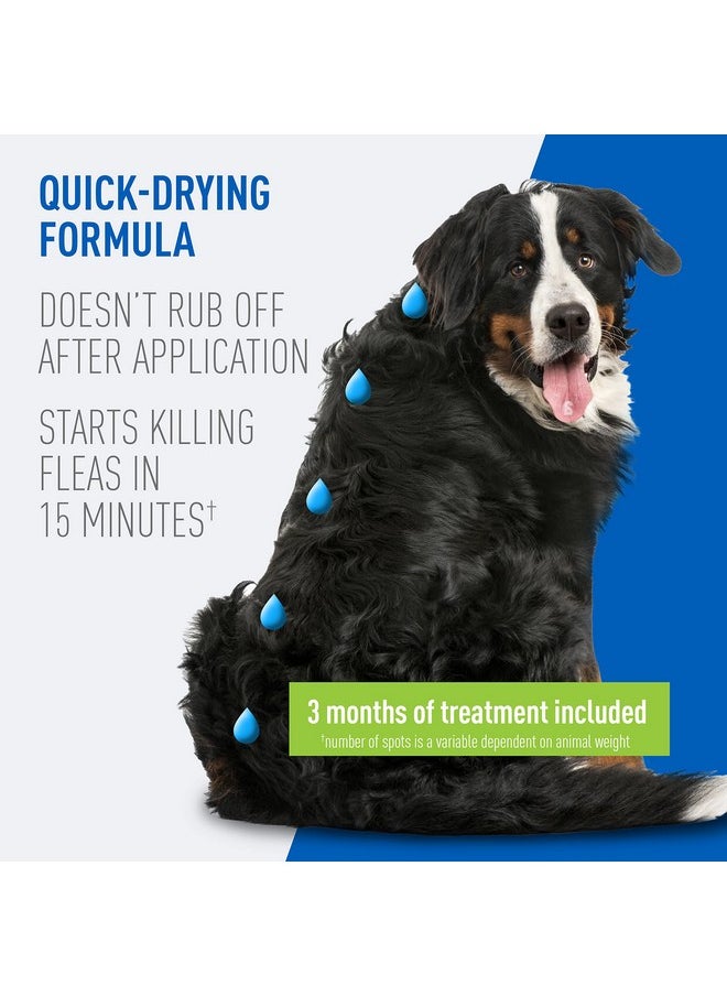 ADAMS Adams Plus Flea & Tick Prevention Spot On for Dogs 61-150 Pounds, 12 Weeks & Older, 3-Month Supply, Kills Fleas, Flea Eggs, Flea Larvae & Brown Dog & Deer Ticks, Kills & Repels Mosquitoes For 30 Days  - Image 5