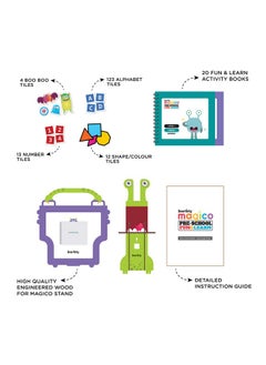 Smartivity Smartivity Magico Fun&Learn Kit. 2.5-5 yrs Jr KG Sr KG Nursery Playgroup NCERT Syllabus. 20 Workbooks 1200+ Activities (Physical + Digital) Blended Learning Through Play Free APP Preschool at Home  - Image 2