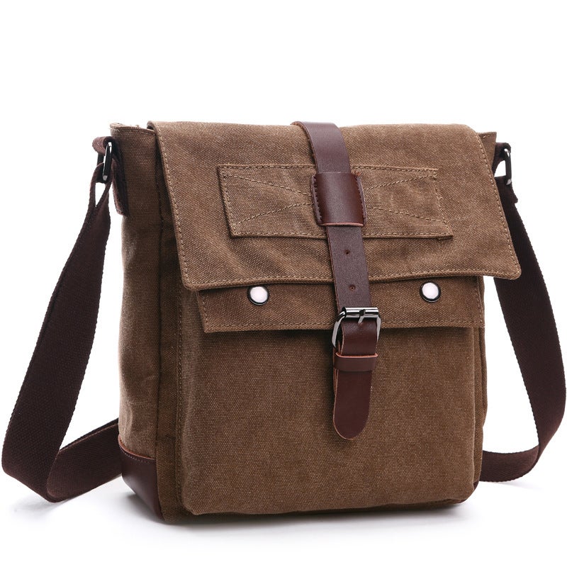 New Men'S Korean Style Canvas Bag Men'S Bag Practical Business Shoulder Bag Casual Crossbody Bag Student Schoolbag - Image 4