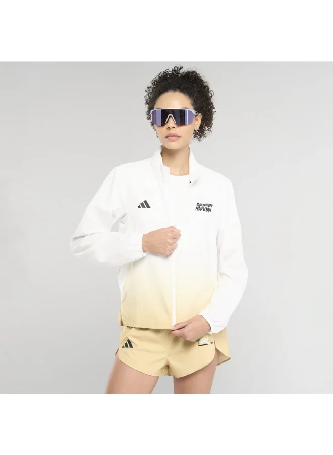 Adidas Adidas Desert Runner Jkt W W Beige Running Jackets For Women