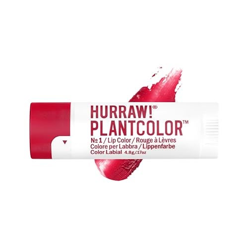 Hurraw! Hurraw Plantcolor Lip Color No 1 Red shade Highly pigmented tinted balm and lipstick alternative Vegan and allnatural Easy application Buildable First of its kind Made in USA - Image 2
