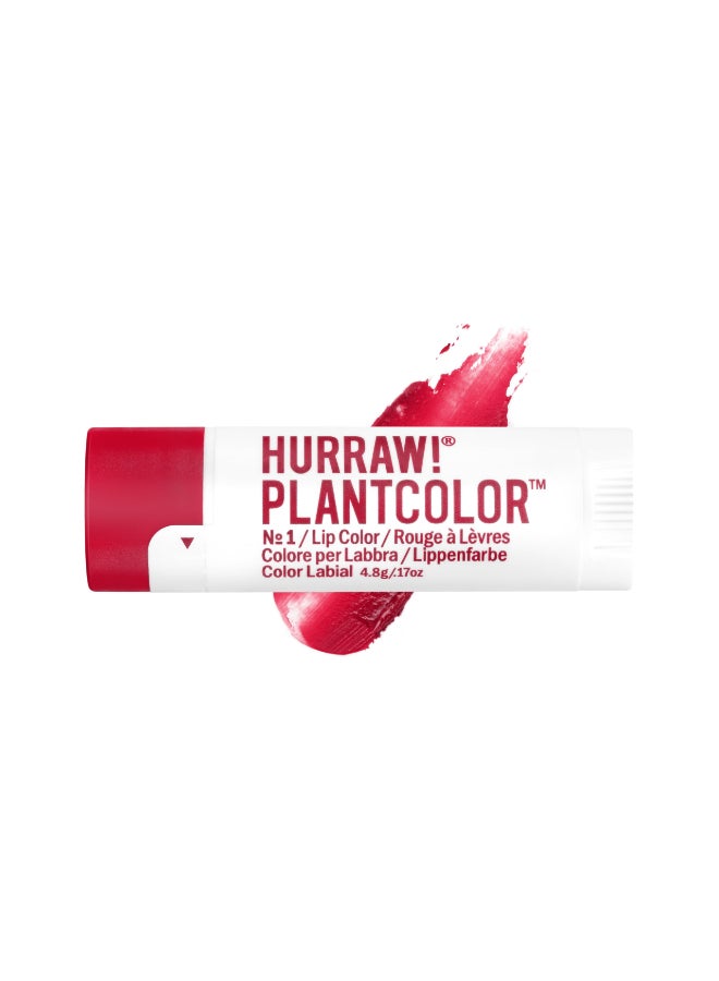Hurraw! Hurraw Plantcolor Lip Color No 1 Red shade Highly pigmented tinted balm and lipstick alternative Vegan and allnatural Easy application Buildable First of its kind Made in USA - Image 3