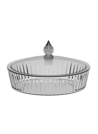 Acrylic Round Tray Comes with Stylish Lid Suitable for Storing Small items 30CM - pzsku/Z3C22B0ACF3C4FAE73CCEZ/45/1746189046/edbcdc75-ba58-46e7-9f16-fe33291df682