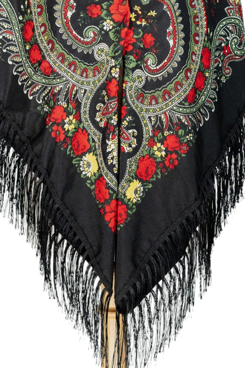 دىدانيالا شال قطن نسائي بتفاصيل شرابة من نيلي - Image 3