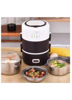 NAFEH Electric Food Container Multifunctional Electric Rice Cooker Food Warmer cooking, steaming and heating Lunch Box Multicolor  - Image 2