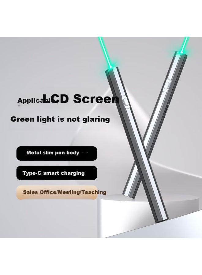 Whist X7 Green Laser Pointer High Power Laser Pen Lcd Screen Presentation Pen Rechargeable Laser Cat Toy Astronomy Star Pointing Pen Infrared Pen For Sales Office Sand Table - Image 1