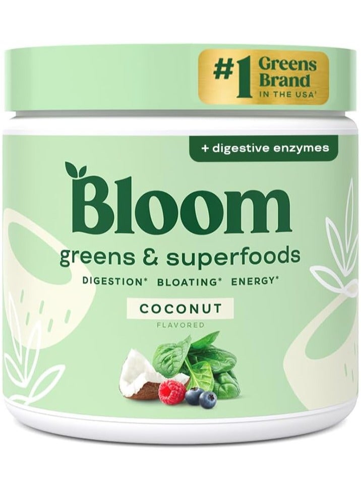 Bloom Nutrition Superfood Greens Powder, Digestive Enzymes with Probiotics and Prebiotics 30 SVG - Image 3
