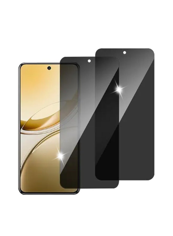 X-level 2Pack Vivo V50 Lite 5G Privacy Screen Protector, 30° Anti Spy, Full Coverage, Easy Installation Anti-Spy & Privacy Protection Anti-Fingerprint & Bubble Free, Case Friendly 9H Tempered Glass, Black Clear - Image 1